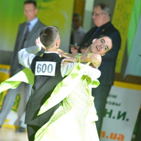 Чемпионы Кубка Святогорья 2013 </br>(Украина, Донецкая область, Святогорск) Дмитрий Гарагуля и Елизавета Васильева