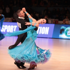 Полуфиналисты KIEV OPEN 2011 </br>(Украина, Киев, Национальный Университет Физкультуры) Константин Новак и Анна Кобзарь