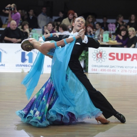 Полуфиналисты KIEV OPEN 2011 </br>(Украина, Киев, Национальный Университет Физкультуры) Константин Новак и Анна Кобзарь